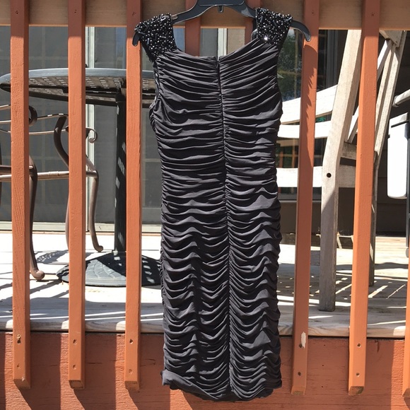 Aidan Mattox Black Cocktail Dress - Picture 8 of 15